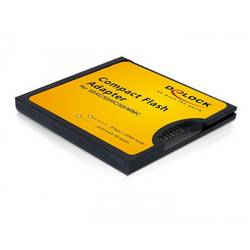 Delock sériový adaptér [1x CompactFlash - 1x slot na SD karty] 0 mm černá