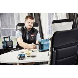 Makita DCM501Z kávovar na staveniště modrá připraví šálků najednou=4 kompatibilní s E.S.E. Pad