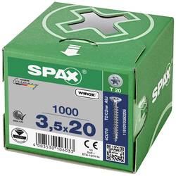 SPAX 1191010350165 R 88091 Senkkopf/T-STAR šroub do dřeva 3.5 mm 16 mm T-STAR plus ocel WIROX 1000 ks