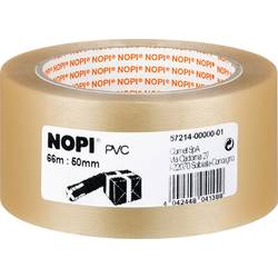 Nopi PVC 57214-00000-01 balicí lepicí páska Nopi® transparentní (d x š) 66 m x 50 mm 1 ks