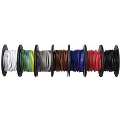 TRU COMPONENTS TC-12112364 lanko/ licna, 0.75 mm², černá, bílá, červená, modrá, hnědá, šedá, žlutozelená, 1 sada