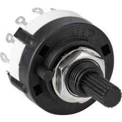 TRU COMPONENTS TC-9415592 SR26A4-1X12-18F20 otočný spínač 250 V 150 mA Počet pozic přepínače 12 12 x 30 ° 1 ks Piece