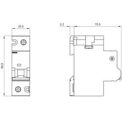 Siemens 5SP41926 5SP4192-6 elektrický jistič 125 A 230 V, 400 V