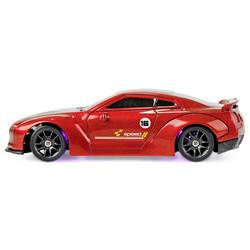 Amewi Drift Sport GTR červená komutátorový 1:43 RC model auta elektrický sportovní auto 4WD (4x4) RtR 2,4 GHz