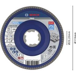 Bosch Accessories 2608619208 lamelový kotouč Průměr 115 mm Zrnitost=120 1 ks