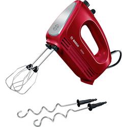 Bosch CleverMixx ruční šlehač, 400 W, červená, nerezová ocel