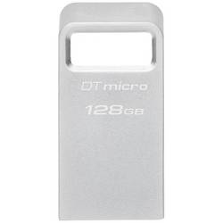 Kingston DataTraveler® Micro USB flash disk Retail 128 GB stříbrná DTMC3G2/128GB USB 3.2 (Gen 1x1)