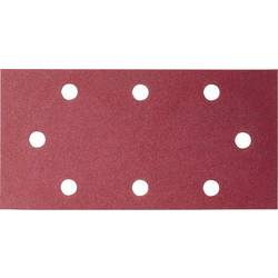 Bosch Accessories 2609256A90 brusný papír na suchý zip, s otvory Zrnitost 120 (d x š) 185 mm x 93 mm 10 ks