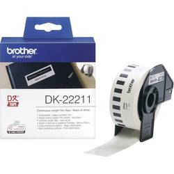 Brother Brother DK-22211 - Weiß - Rolle (2,9 cm x 15,2 m) Etiketten etikety v roli 29 mm x 15.24 m fólie bílá 1 ks trvalé DK22211 univerzální etikety