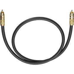 cinch audio kabel [1x cinch zástrčka - 1x cinch zástrčka] 4.00 m antracitová pozlacené kontakty Oehlbach NF 214 SUB