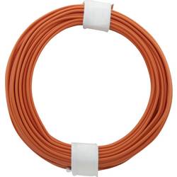 Donau Elektronik 105-7 spojovací drát, 1 x 0.20 mm², oranžová, 10 m