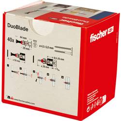 Fischer 545677 DUOBLADE LD hmoždinka do sádrokartonu 44 mm 40 ks