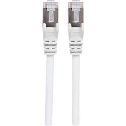 Intellinet 741385 RJ45 síťové kabely, propojovací kabely CAT 6a (surový kabel CAT 7) S/FTP 2.00 m bílá bez halogenů 1 ks