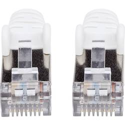 Intellinet 741385 RJ45 síťové kabely, propojovací kabely CAT 6a (surový kabel CAT 7) S/FTP 2.00 m bílá bez halogenů 1 ks
