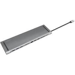 LogiLink USB-C® dokovací stanice UA0373 Vhodné pro značky (dokovací stanice pro notebook): univerzální napájení USB-C®, integrovaná čtečka karet