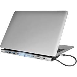 LogiLink USB-C® dokovací stanice UA0373 Vhodné pro značky (dokovací stanice pro notebook): univerzální napájení USB-C®, integrovaná čtečka karet