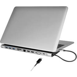 LogiLink USB-C® dokovací stanice UA0373 Vhodné pro značky (dokovací stanice pro notebook): univerzální napájení USB-C®, integrovaná čtečka karet