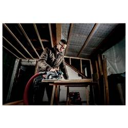 Metabo KS 18 LTX 57 aku ruční kotoučová pila Hloubka řezu max. (90°) 57 mm bez akumulátoru, bez nabíječky, kufřík, vč. paralelního dorazu