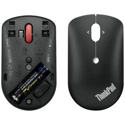 Lenovo ThinkPad Compact optická myš, přenos Bluetooth®, 4 tlačítko, 800 dpi, 1600 dpi, 2400 dpi, černá