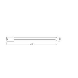 OSRAM HOMELIGHTING 4099854501951 LED trubice Energetická třída (EEK2021) E (A - G) 2G11 18 W denní bílá 1 ks