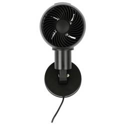 Lucci AIR Jet DC WV nástěnný ventilátor 32 W (Ø) 37 mm černá s časovačem