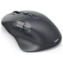 Hama WM-900 optická myš, přenos bezdrátový, 10 tlačítko, 3200 dpi, černá
