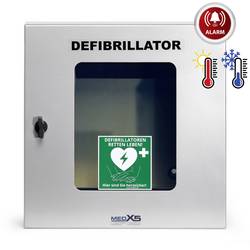MEDX5 Universal Defibrillator Außenwandkasten Sixcase, klimatisiert, Gr. S, grau nástěnná schránka pro defibrilátory DEFI šedá nerezová ocel
