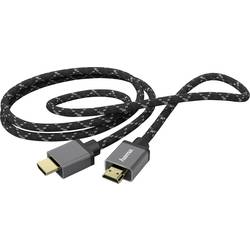 Hama HDMI kabel Zástrčka HDMI-A, Zástrčka HDMI-A 2.00 m šedá, černá 00200504 8K UHD HDMI kabel