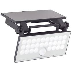 Brilliant Luton G40421/06 venkovní solární nástěnné osvětlení s PIR senzorem LED LED 6 W černá