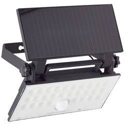 Brilliant Luton G40421/06 venkovní solární nástěnné osvětlení s PIR senzorem LED LED 6 W černá