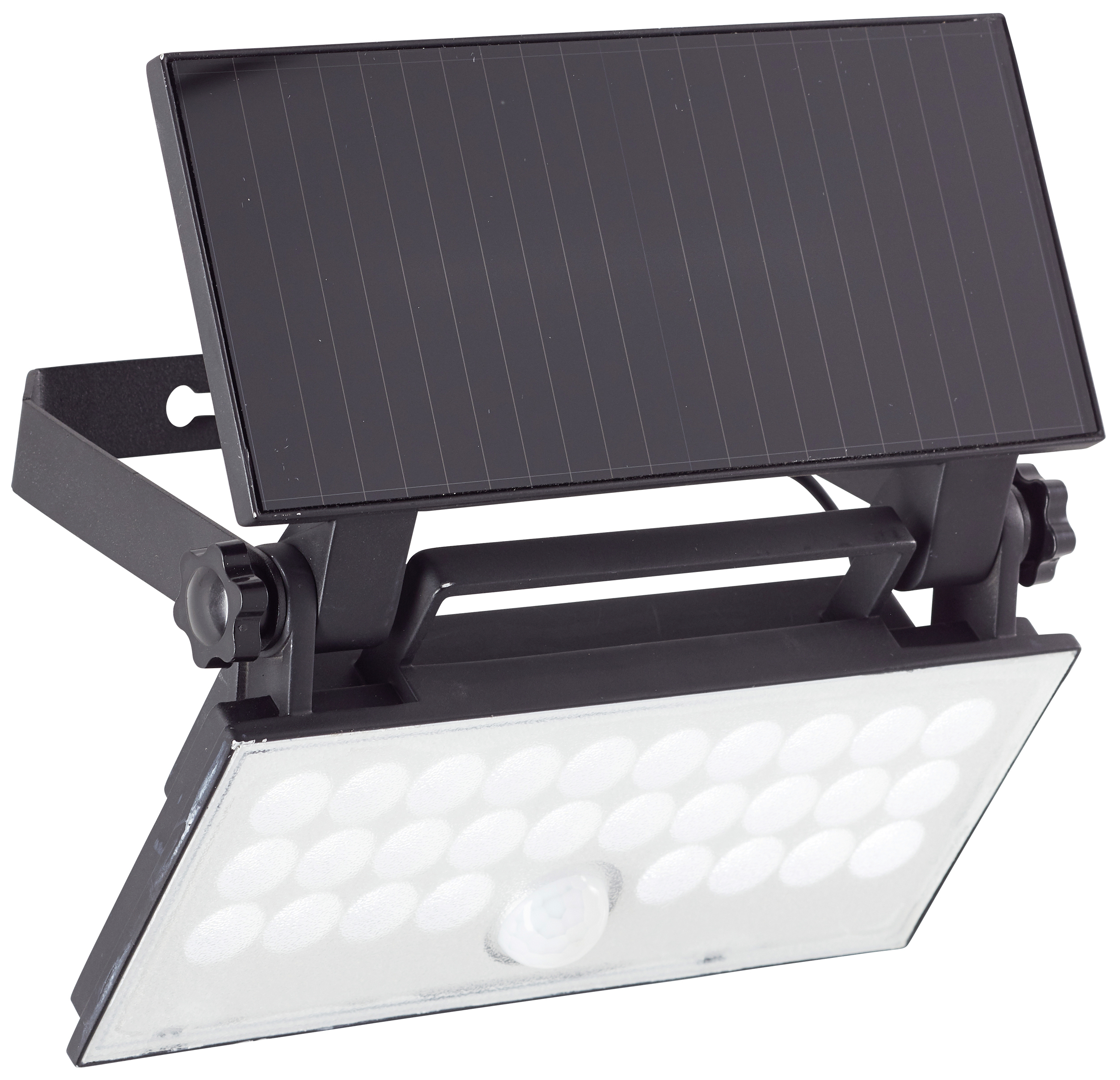 Brilliant Luton G40421/06 venkovní solární nástěnné osvětlení s PIR senzorem LED LED 6 W černá