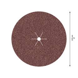 Bosch Accessories 1609200160 1609200160 brusný papír pro brusné kotouče bez otvorů Zrnitost 40 (Ø x d) 125 mm x 125 mm 5 ks