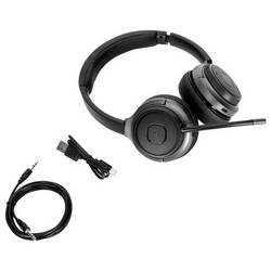 Targus Targus AEH104GL - Headset - On-Ear - konvertierbar Headset otevřená (On Ear) černá