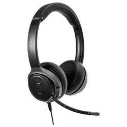 Targus Targus AEH104GL - Headset - On-Ear - konvertierbar Headset otevřená (On Ear) černá