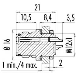 binder 99-9128-00-08 kulatý faston, 1 ks
