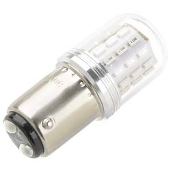 TRU COMPONENTS TC-13776188 indikační LED zelená BA15d 10 V/DC, 30 V/DC 250 lm