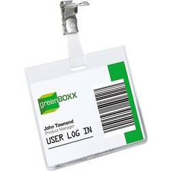 Durable 800319 štítek se jménem 8003 (d x š x v) 90 x 90 x 60 mm otočný klip 25 ks