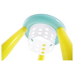 Košík na Intex „Mega Floating Hoops“ s nafukovací míčkem poskytuje akční zábavu v poolu i mimo něj – ideální pro ideal děti od 6 let a přátele.