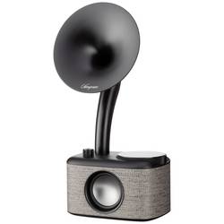 Sangean CP-100D Gramophone A500472 stolní rádio, DAB+, FM, AUX, Bluetooth, USB, dotykový displej, s akumulátorem, šedá