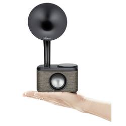 Sangean CP-100D Gramophone A500472 stolní rádio, DAB+, FM, AUX, Bluetooth, USB, dotykový displej, s akumulátorem, šedá