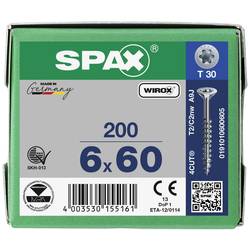 SPAX 0191010600605 R 88091 Senkkopf/T-STAR TG šroub do dřeva 6 mm 60 mm T-STAR plus ocel WIROX 200 ks