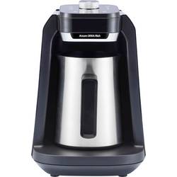 arzum ESPRESSOKANNE mit MILCHAUFSCHÄUMER und WASSERTANK kávovar chrom připraví šálků najednou=5 s tryskou pro napěnění mléka
