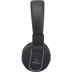 Renkforce RF-BTK-100 Headset otevřená (On Ear) Bluetooth® černá, šedá headset, složitelná