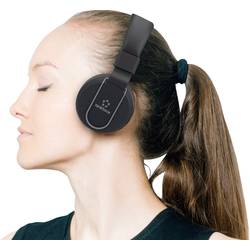 Renkforce RF-BTK-100 Headset otevřená (On Ear) Bluetooth® černá, šedá headset, složitelná