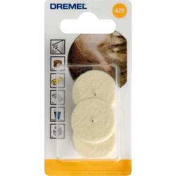 Dremel 26150429JA Lešticí kotouč 26 mm Dremel 429 Ø dříku 3,2 mm 3 ks