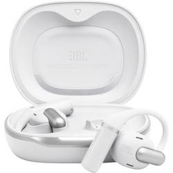 JBL Sense Pro TWS otevřená sluchátka Bez kabelu, Bluetooth® bílá Nabíjecí pouzdro, za uši, dotykové ovládání, voděodolná