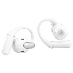 JBL Sense Pro TWS otevřená sluchátka Bez kabelu, Bluetooth® bílá Nabíjecí pouzdro, za uši, dotykové ovládání, voděodolná