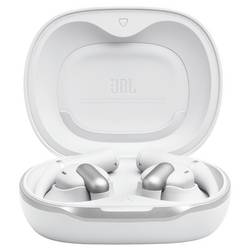 JBL Sense Pro TWS otevřená sluchátka Bez kabelu, Bluetooth® bílá Nabíjecí pouzdro, za uši, dotykové ovládání, voděodolná