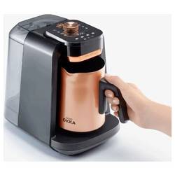 arzum ESPRESSOKANNE mit MILCHAUFSCHÄUMER und WASSERTANK kávovar bronzová s tryskou pro napěnění mléka