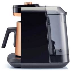 arzum ESPRESSOKANNE mit MILCHAUFSCHÄUMER und WASSERTANK kávovar bronzová s tryskou pro napěnění mléka